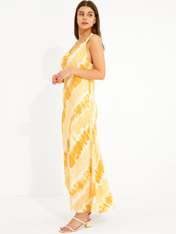 Sierra Tie-Dye Bias Slip Dress